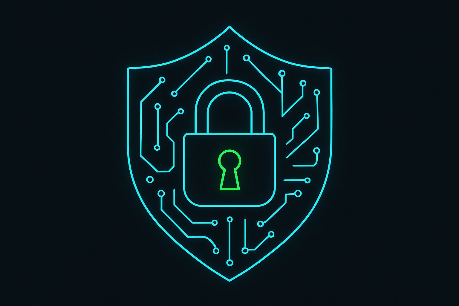 Abstract encryption and security illustration